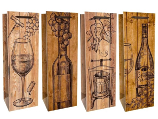 taška LUX 210g 12x35x10cm lahev-C109